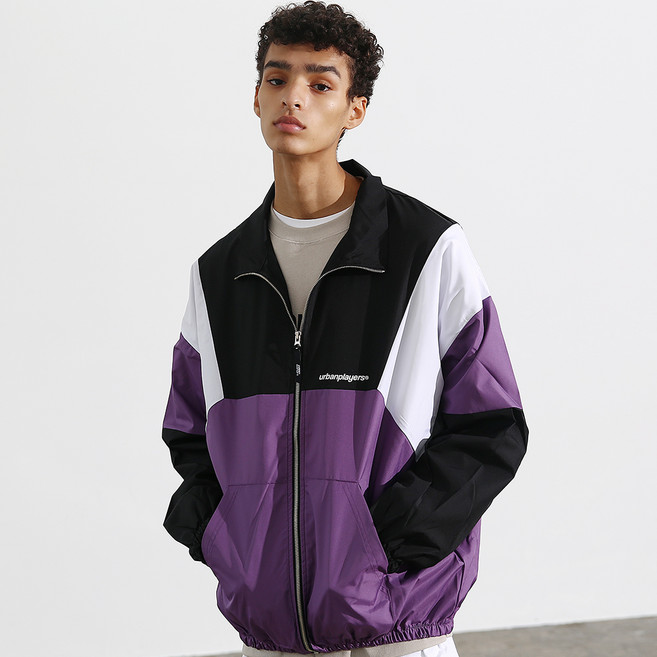 어반플레이어스 남성용 뉴잉 오버핏 바람막이 자켓 PFAJK10