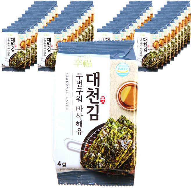 만세보령 대천 행복김, 4g, 40개
