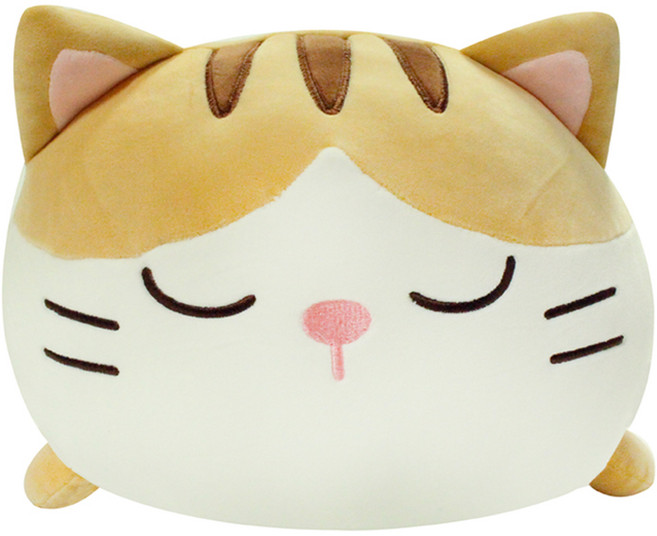 모찌타운 모찌모찌 고양이 베르 쿠션 인형, 30cm, 혼합색상, 1개