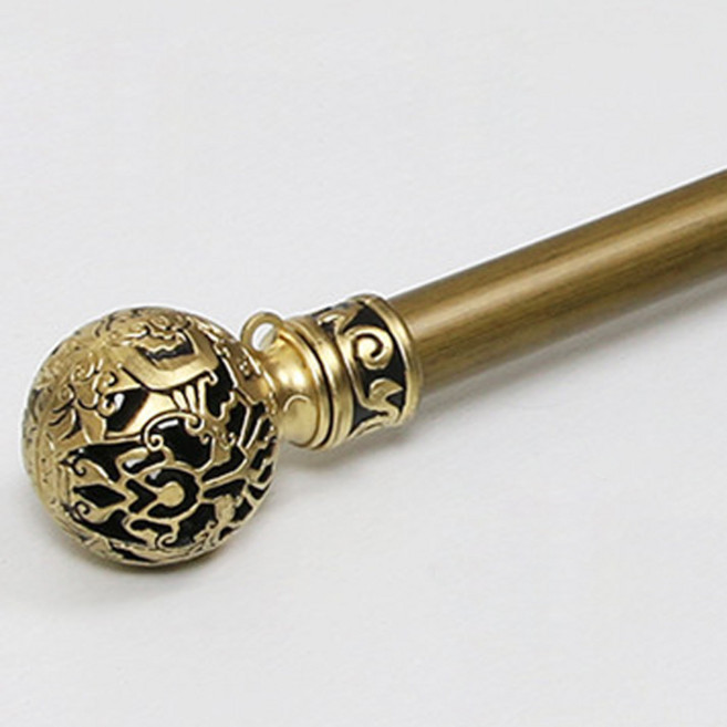창안애 엔틱 커튼봉 35mm, 골드