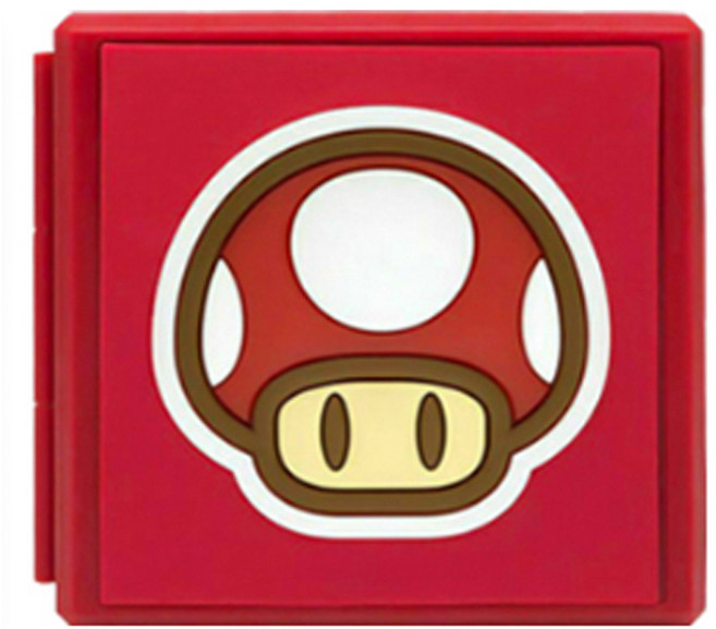 대한 닌텐도 스위치 칩 카트리지 케이스 게임팩 보관함, ND-105, 버섯, 1개