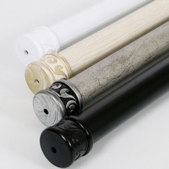 창안애 앤드 커튼봉 25mm, 아이보리