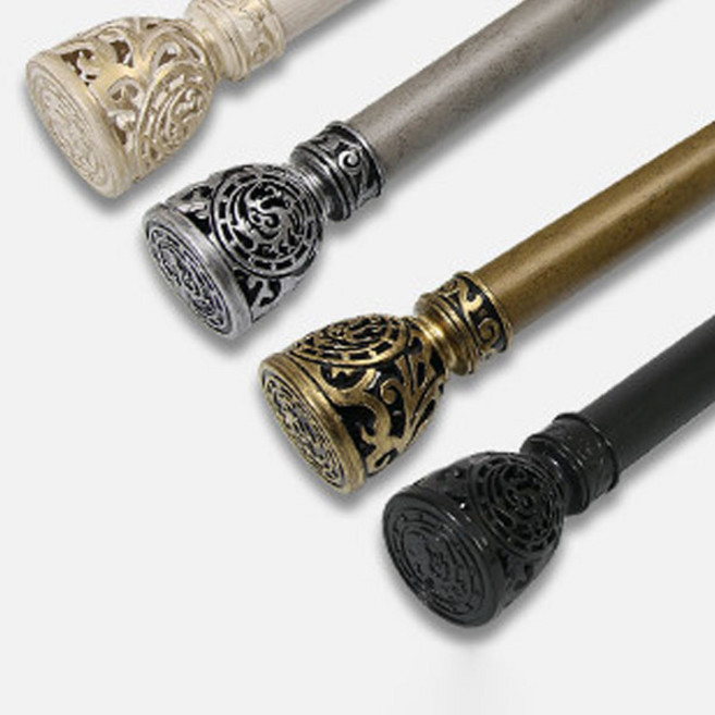 창안애 로얄 커튼봉 35mm, 골드