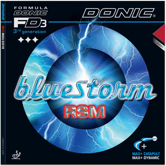 도닉 블루스톰 RSM 50도 탁구 러버, 적색, 1개