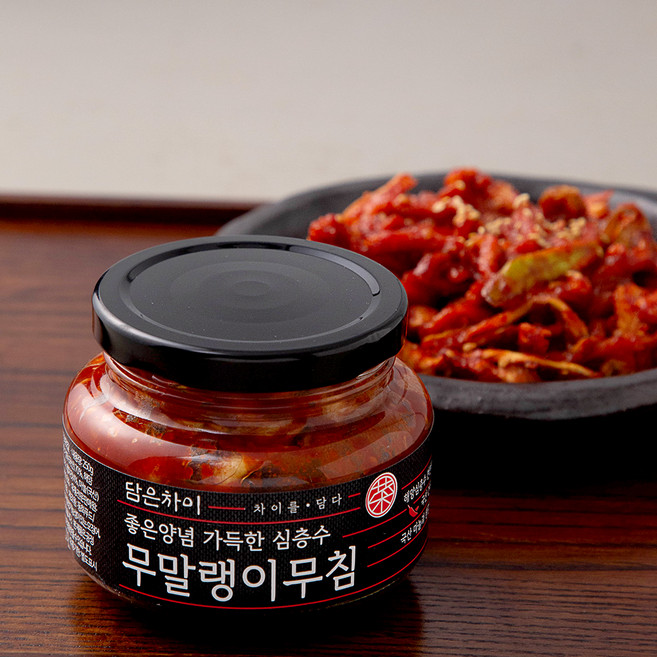 담은차이 좋은양념 가득한 무말랭이무침, 250g, 1개