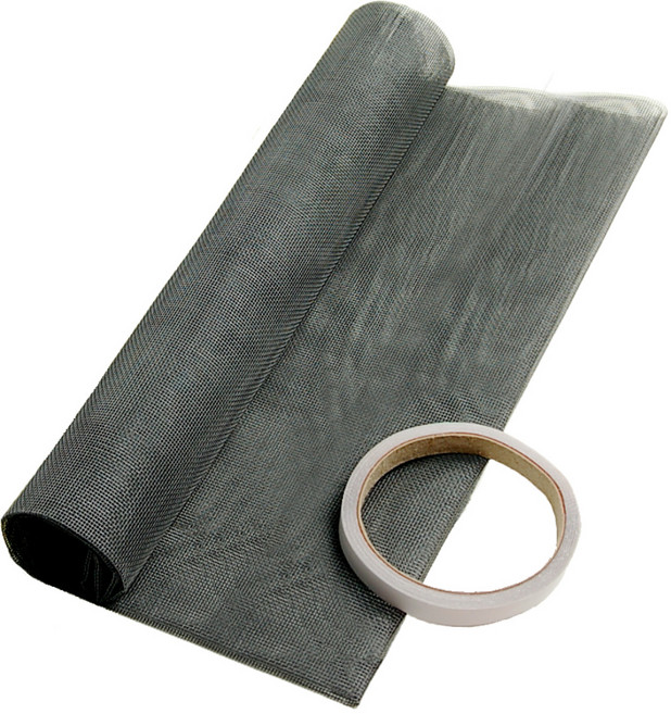 생활더하기 보수용 방충망 시트 + 양면테이프, 1세트