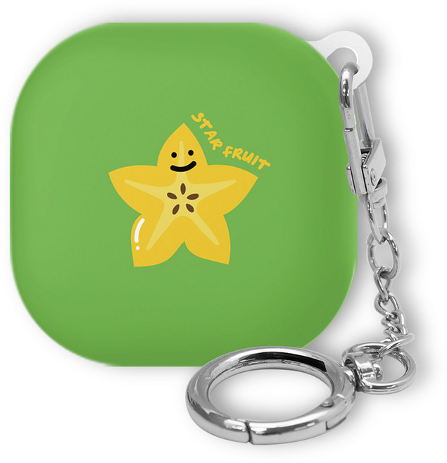 웨이브스튜디오 디자인 갤럭시 버즈FE / 버즈프로 / 버즈2 / 버즈라이브 케이스, 과일나라 스타프룻