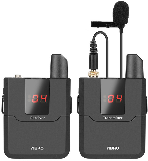 앱코 WMP1 UHF 무선 송신기 + 수신기 마이크 세트, 송신기(WMP1R), 수신기(WMP1T), 1세트