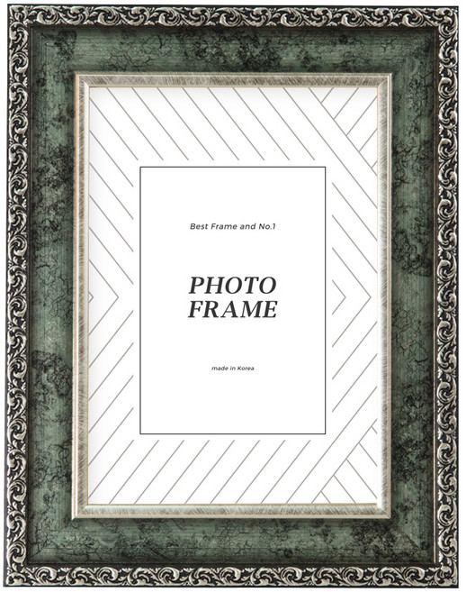 스몰엔틱 사진액자, 그린, 1개