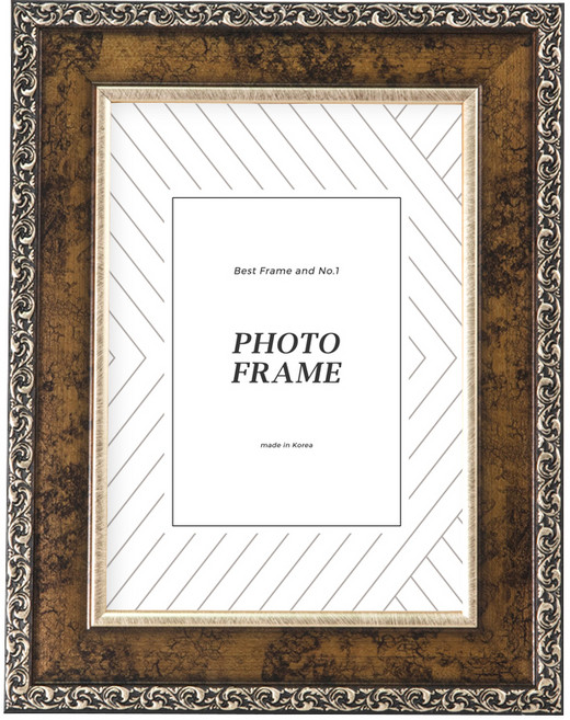 스몰엔틱 사진액자, 골드, 1개