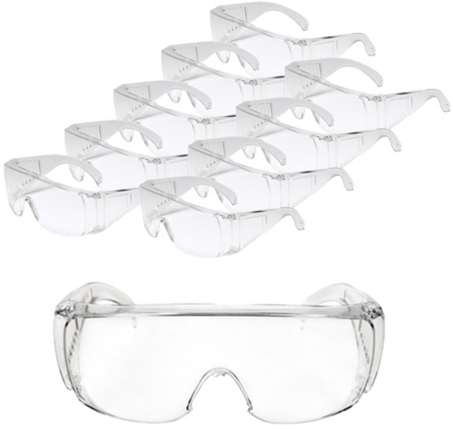 ABM 투명 보안경, 10개
