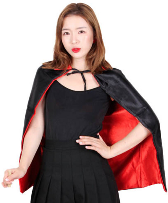 할로윈 아동 망토, 레드, 2개