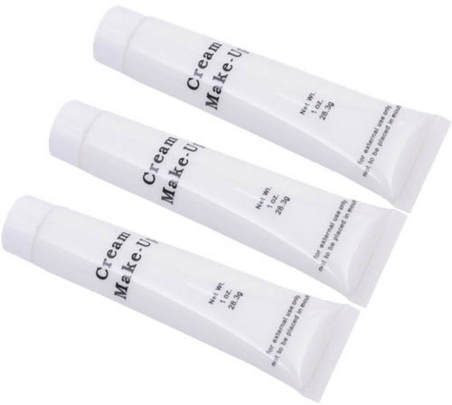 할로윈 페이스페인팅 화이트 3p, 28.3g, 1색