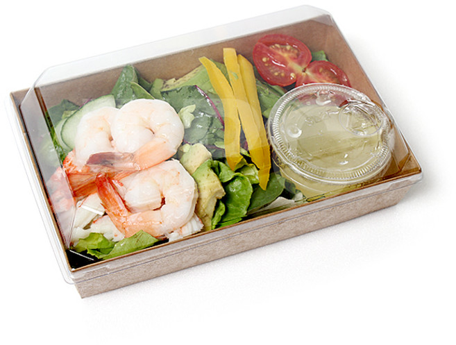 E 직사각 샌드위치 포장용기, 혼합색상, 100개