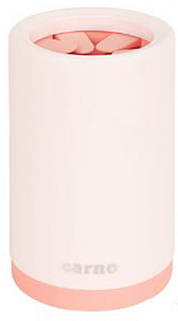 탁펫 파스텔 강아지 발 세척기, 핑크, 1개