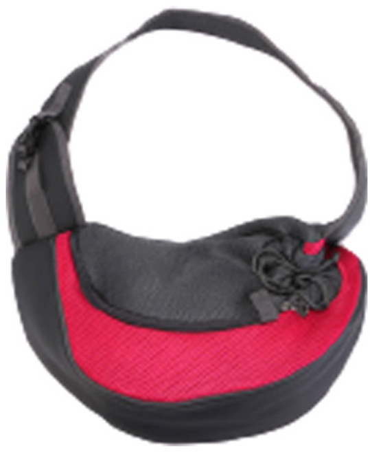 GUNU 반려동물 이동가방 통기성 백팩, 와인, 1개