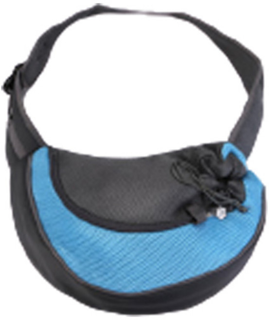 GUNU 반려동물 이동가방 통기성 백팩, 블루, 1개