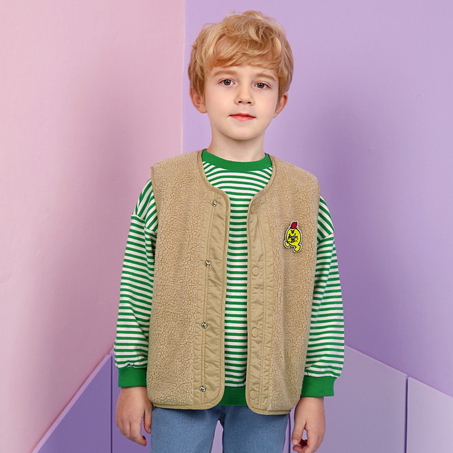 월튼키즈 아동용 달콤 양털 조끼