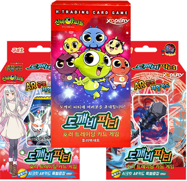 신비아파트 도깨비파티 캐릭터카드 + 구미호 스페셜 덱 + 두억시니 스폐셜 덱, 혼합색상, 1개