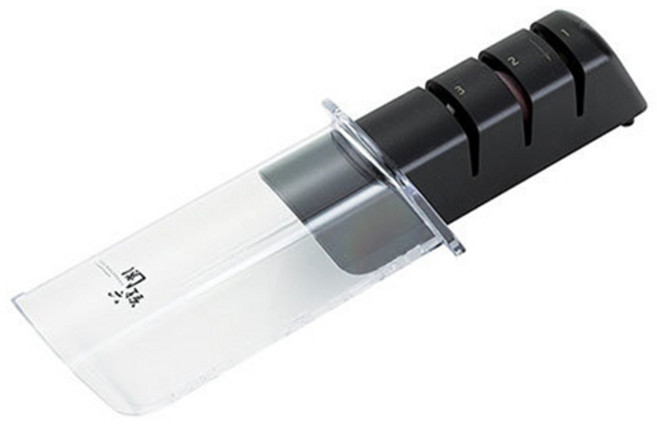 세키마고로쿠 다이아몬드 세라믹 나이프 샤프너, 1개, 블랙