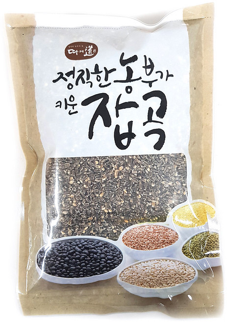 진도장모와서울큰사위 검정보리, 1kg, 1개