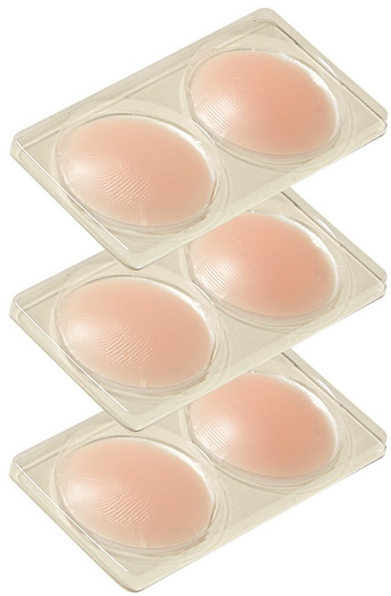 마른파이브 실리콘 여자니플패치 누드스킨, 3세트