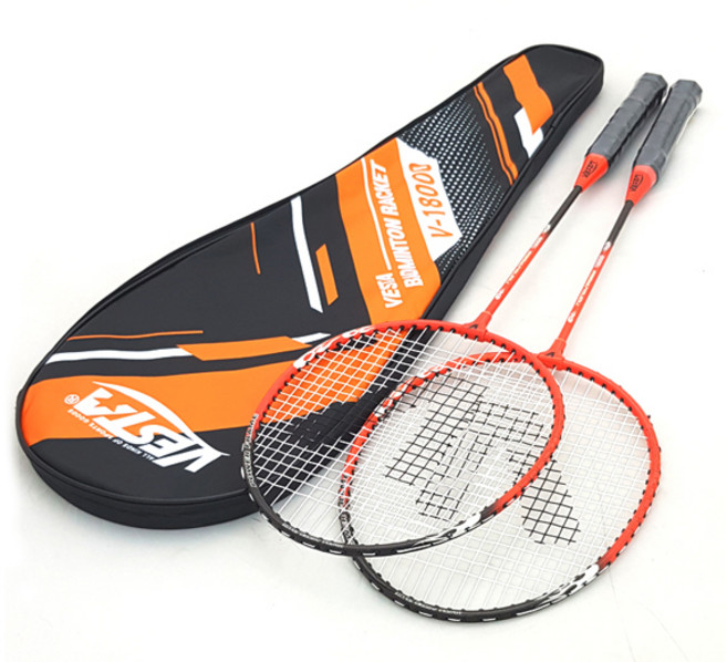 VESTA 배드민턴 라켓 V-18000 BT 2020 2p +풀커버 쿠션 케이스, 1세트