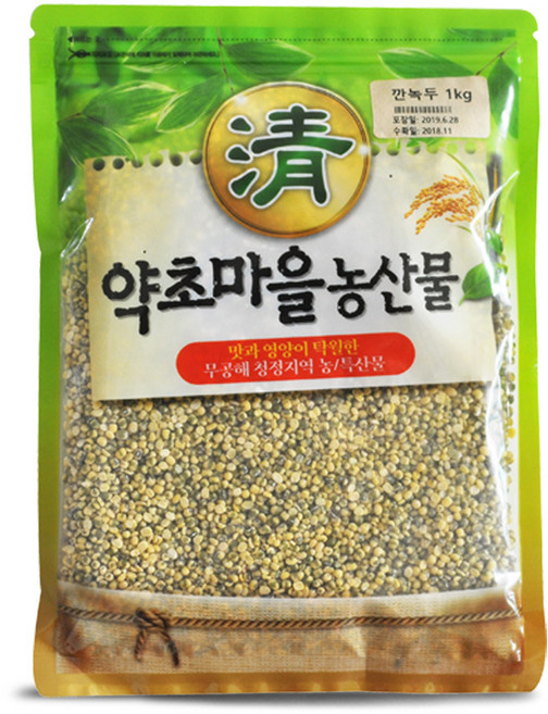 증안리약초마을 깐녹두, 1kg, 1개