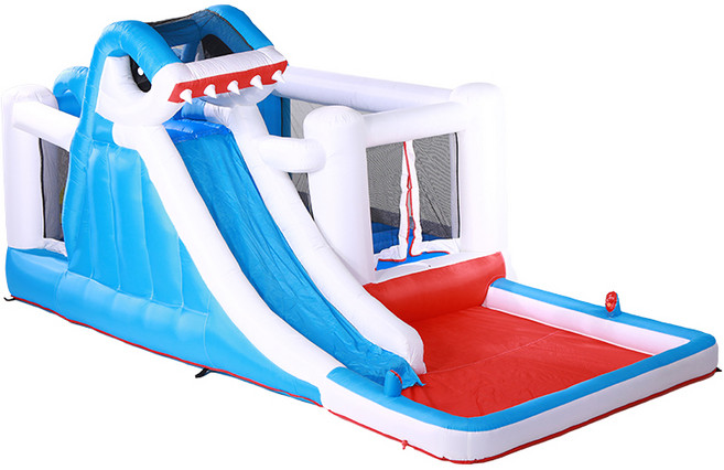 바운스브라더스 3001 샤크 워터 슬라이드 중형, 혼합색상, 1개