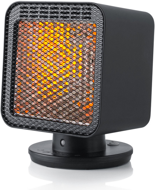 클래파 발열증폭 큐브형 리플렉트 에코 히터, BFB-RH500BL, 블랙