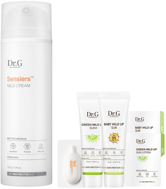 닥터지 센시어스 마일드크림 155g + 닥터지 5종 키트, 1개