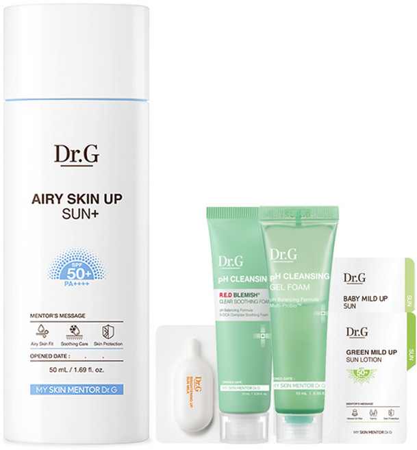 닥터지 에어리 스킨 업 선 SPF50+ PA++++ 50ml + 닥터지 5종 키트, 1개