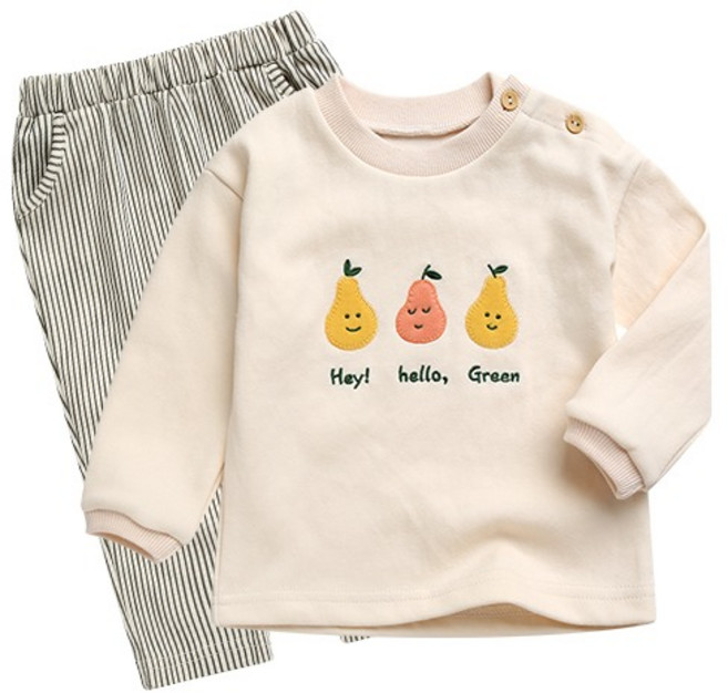 그린베베 아동용 봄가을 티모 상하복 2종세트