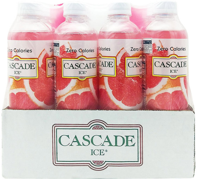 캐스케이드 스파클링 핑크 자몽에이드, 509ml, 12개
