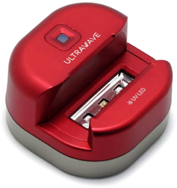 울트라웨이브 UVC LED 가정용 무선 면도기 살균기 레드 RS01, RS-01 레드