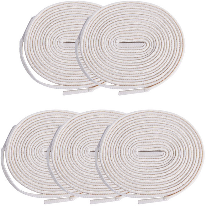 이놀 고무 신발끈 플랫형 5세트