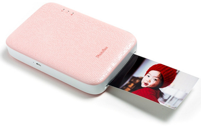 포토비 휴대용 포토프린터 핑크 + 인화지 48p + 스크랩북 A6 + 펜 10종 세트, CMP-3100W