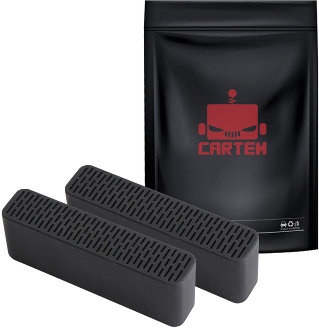 카템 차량용 시트 하단 송풍구커버 기아 모하비 더마스터 1세트, 리어송풍구, 블랙