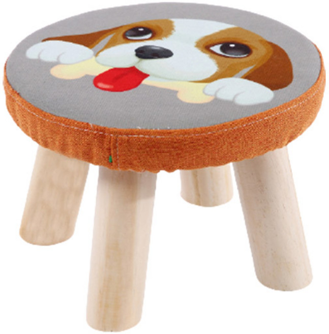 GUNU 미니 4다리 우드 의자 1p, 강아지