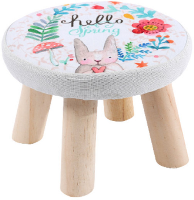 GUNU 미니 4다리 우드 의자 1p, 토끼