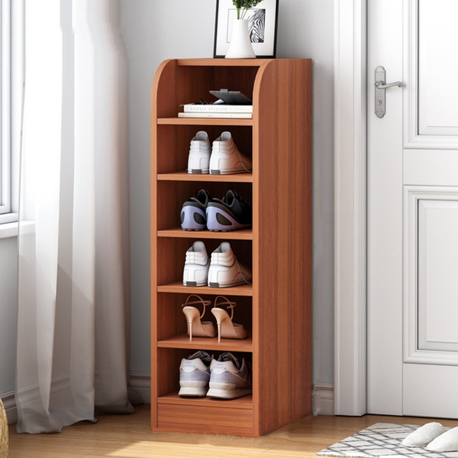 가팡 원목 틈새 신발장 7단 27 x 30 x 100 cm, 우드
