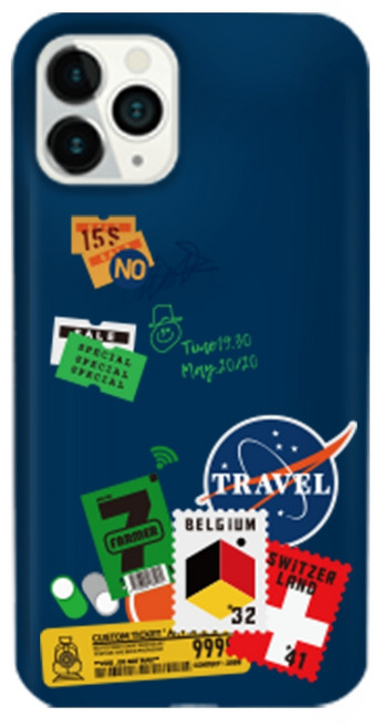 섭씨1도 스트릿 스티커 디자인 컬러 젤리 휴대폰 케이스