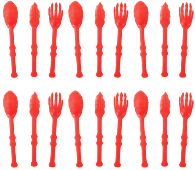 할로윈 수저세트, 레드, 6세트