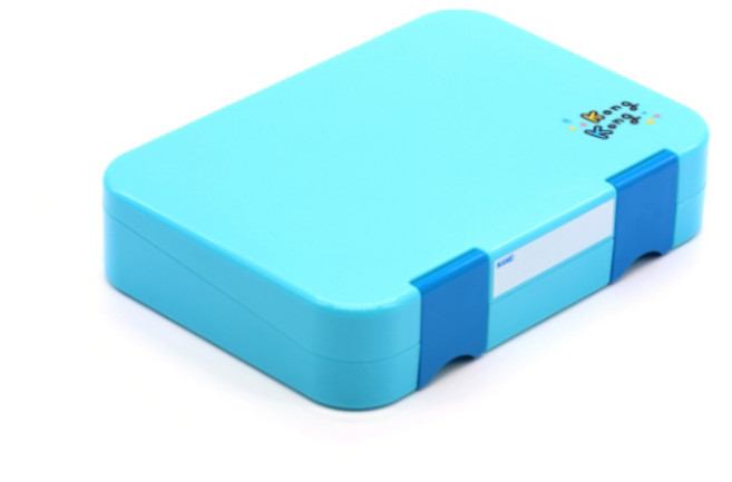 콩콩 미니 1단 도시락, 스카이블루, 1개