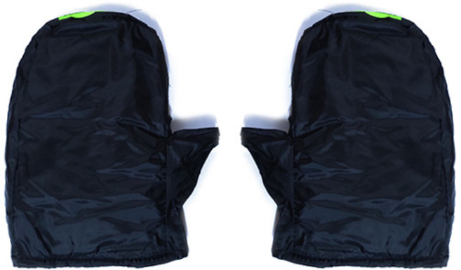 뽀마 오토바이 겨울용 토시, 블랙