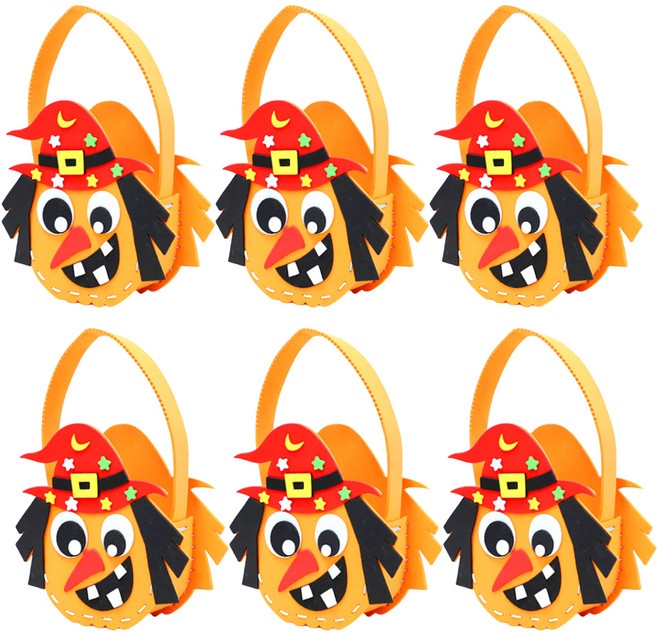 스투피드 할로윈 파티 사탕바구니 만들기 세트, 마녀, 6세트