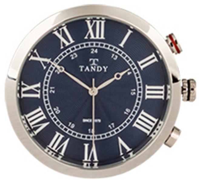 탠디 로얄 차량용 인테리어 시계 로마 인덱스 블루, 1개