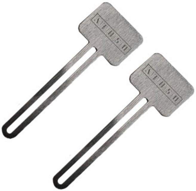 아토소 스테인레스 치약짜개, 2개, 스틸