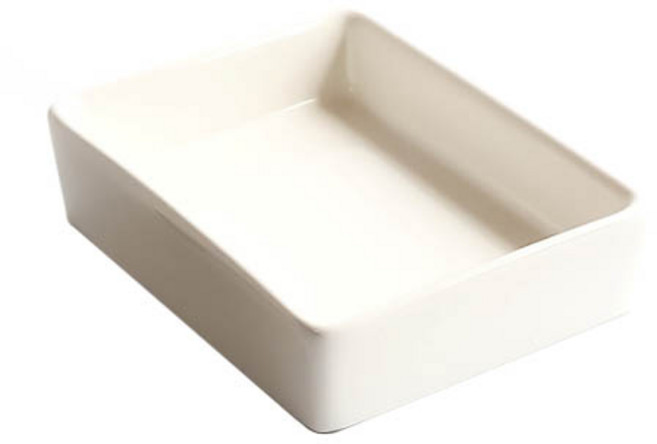 아토소 도자스텐 비누 받침대 디쉬, 백자, 1개