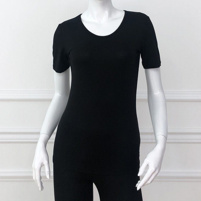 올리비아바비 여성용 라이오셀 3부 발열 상의